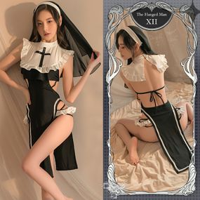 Ролевой костюмчик Монашка. костюмчик для секса. Эротическое белье