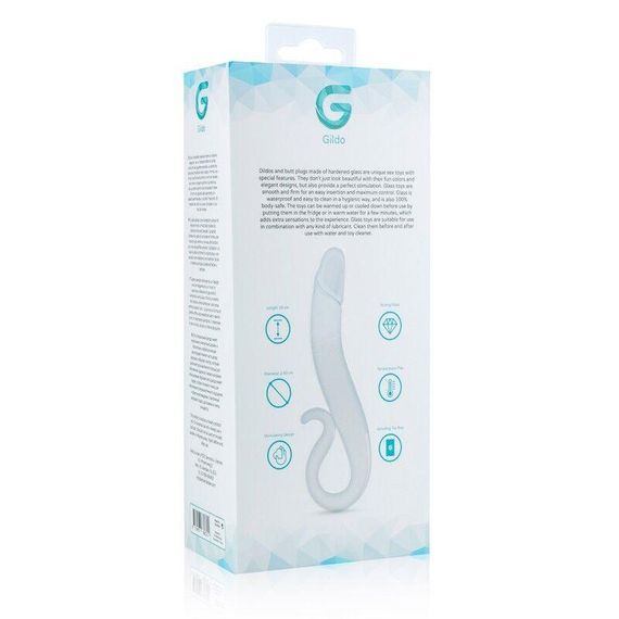 Скляний дилдо Gildo Glass Dildo No. 14, реалістична головка Sex Aura | Зображення 4