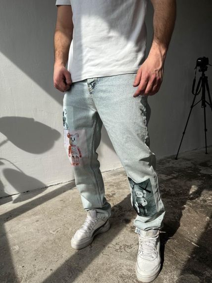 Джинси світло-блакитні дтф | 73-1/242 | Зображення 2