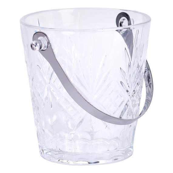 Ведерко для льда стеклянное 1 л с металлическими щипцами HP-19-22GLASS | Зображення 5