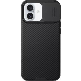 Карбонова накладка Nillkin CamShield Pro Magnetic для Apple iPhone 16 (6.1") Black