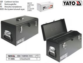 Ящик для інструменту YATO Польща метал 510х220х240 мм YT-0886