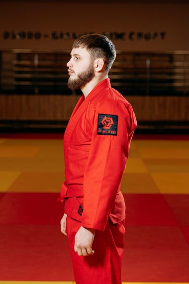 Кімоно для грепплінгу червоне, TM "Kintayo", 160 зріст, щільність 450 гр/м.кв. | Зображення 4