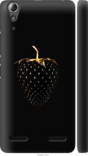 Чохол на Lenovo A6000 Чорна полуниця "3585m-103-24368"
