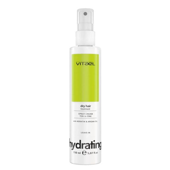 Термозащита 10 в 1 VITAEL DRY HAIR SPRAY CREAM TEN IN ONE (150 ml)