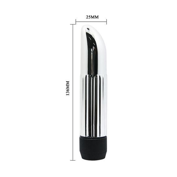 Класичний вібратор - Lady Finger Vibe Silver, 14 cm sexstyle | Зображення 4