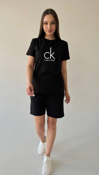 Жіноча футболка Calvin Klein чорна | Зображення 1