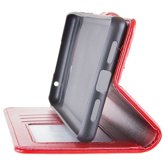 Шкіряний чохол-книжка GETMAN Gallant (PU) для Google Pixel 6a Червоний | Зображення 5