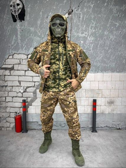 Тактичний костюм софтшел піксель 4в1 RAZER ВТ5403 | Зображення 1
