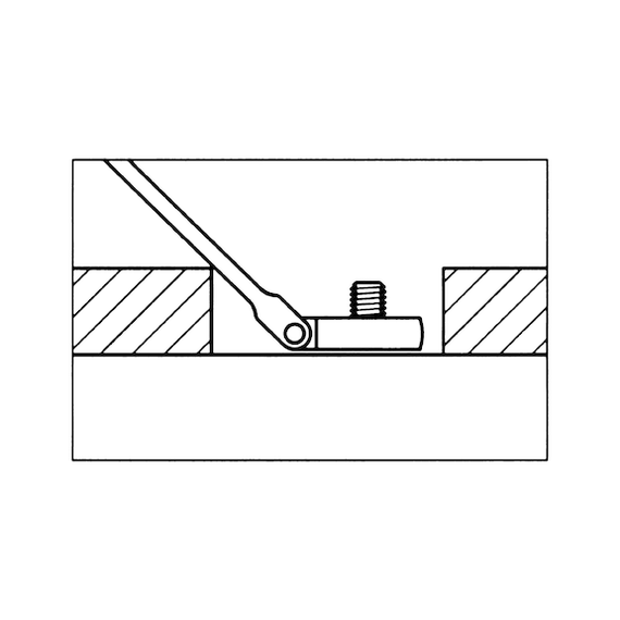 Набір ключів гайкових комбінованих з тріскачкою і шарніром, 9 шт., ZEBRA | Зображення 2