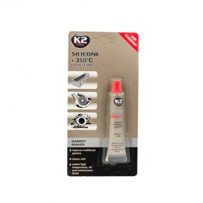 Силіконовий герметик, K2, SIL RED-BLIS, червоний, +350°C, 21 г, блістер, B2450