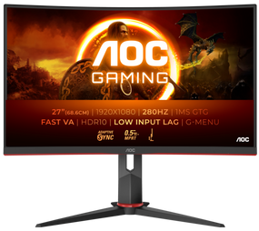Монiтор 27" AOC C27G2Z3/BK Black/Red