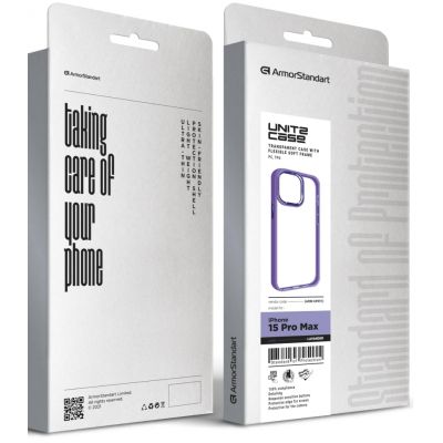 Чехол для мобильного телефона Armorstandart UNIT2 Apple iPhone 15 Pro Max Lavander (ARM69991) | Зображення 4