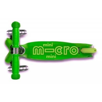 Самокат Micro Mini Deluxe Green LED (MMD051) | Зображення 1