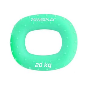 Эспандер кистевой силиконовый PowerPlay PP-4337 Hand Grip Medium 20 кг (Зеленый)
