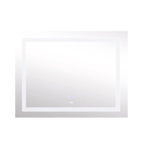 Дзеркало Lidz Kubis 1000х800 з LED-підсвіткою Touch, з антизапотіванням, з диммером, рег. яскравості LD78LF61410080 | Зображення 3