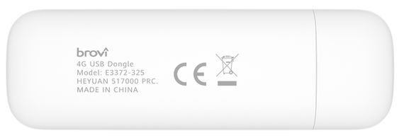 USB модем Huawei BROVI E3372-325 3G/4G (cat4) USB Modem | Зображення 2