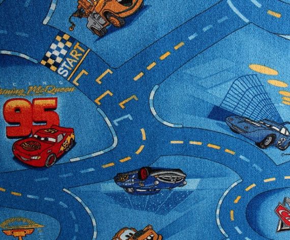 Килим в дитячу кімнату для хлопчика WORLD OF CARS 77 | Зображення 6