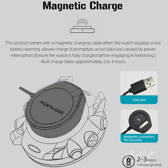 North Edge Apache Model D Silicon, 2 ремешка | Зображення 9