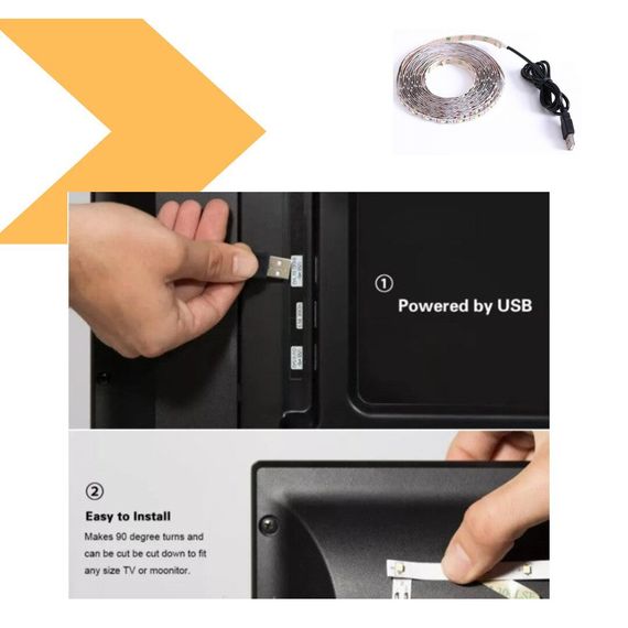 Світлодіодна стрічка з живленням через USB, 5 м, XPRO (46804-BL-5V-USB_193) | Зображення 1