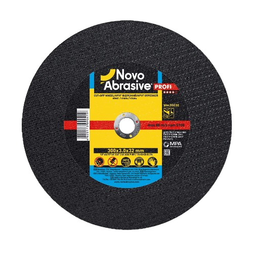 Круг відрізний по металу d300мм*3,0*32мм 14A NovoAbrasive