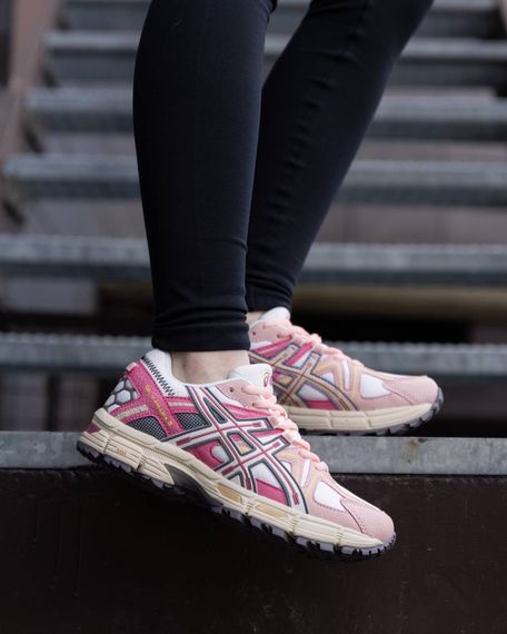 Кросівки жіночі літні -сітка  Asics Gel Kahana 8 колір: білий/ рожевий | Зображення 5