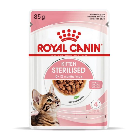 Корм Royal Canin Kitten Sterilised вологий для стерилізованих кошенят всіх порід 85 гр