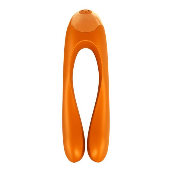 Вібратор на палець Satisfyer Candy Cane Помаранчевий — компактний для стимуляції ерогенних зон | Зображення 2