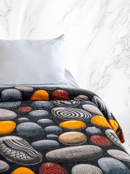 Плед фліс Магічні камені 150x200 см Love You | Зображення 1