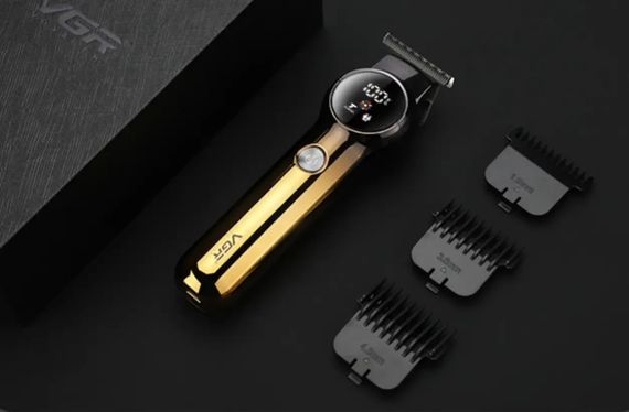 Акумуляторна машинка для стрижки VGR V-989 від USB з 3 насадками | Зображення 5