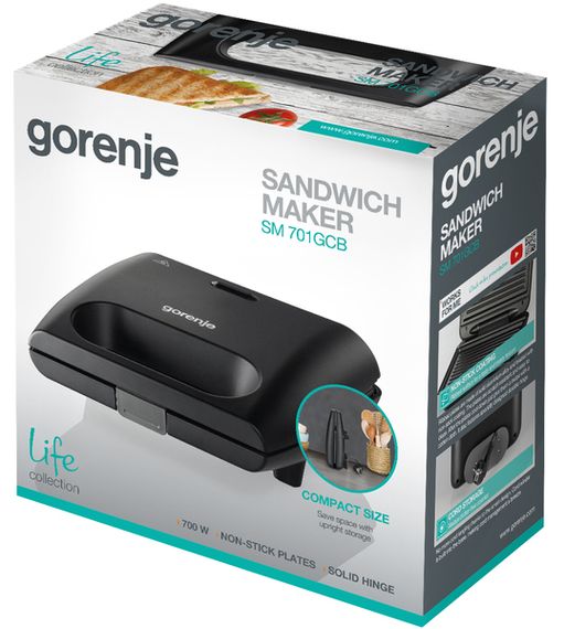 Бутербродниця Gorenje SM 701 GCB (SW-2027) | Зображення 6
