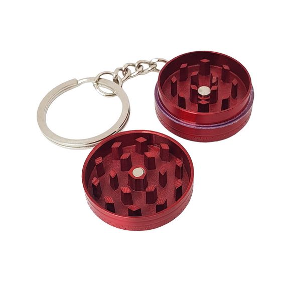 Компактный Гриндер Брелок "Grinder Keychain Red" | Зображення 1