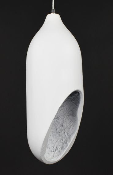 Люстра підвісна на 1 лампочку 27930 Хром 55-170х18х18 см. | Зображення 1