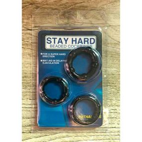 Набор эрекционных колец (3 шт) черный, синий