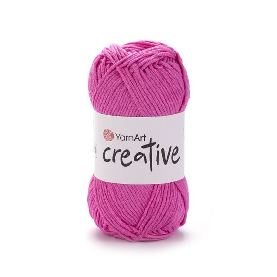 Пряжа YarnArt CREATIVE Креатив № 231 рожевий бавовна, нитки для в'язання