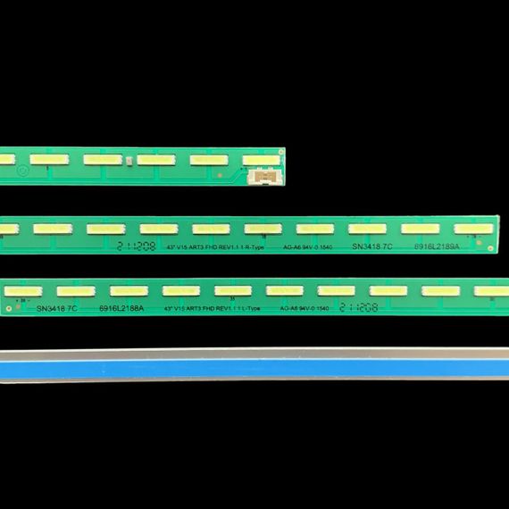 LED підсвітка LG TV 43" inch V15 ART3 FHD REV1.1 1 L/R Type MAK63207801A 6916L-2188A 6916L-2189A 2шт. | Зображення 5