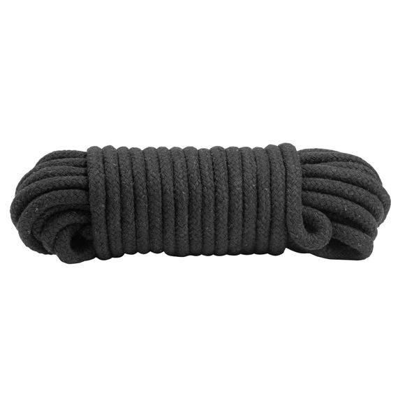 Веревка для шибари Punishment Bondage Rope Черная 9.8 м | Зображення 1