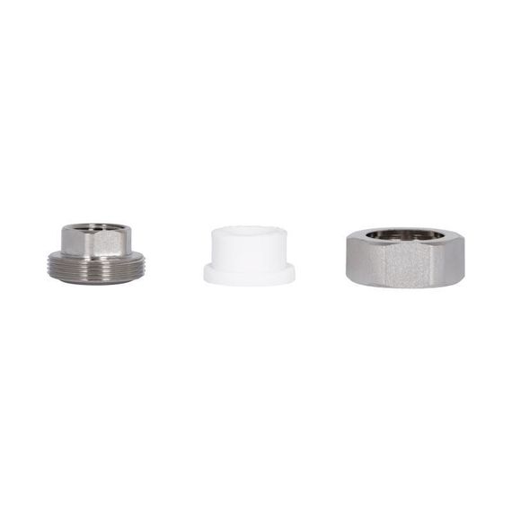 Сгон "Американка" латунная со сварной головкой PPR Blue Ocean "Белый" 20х1/2" ВР | Зображення 5