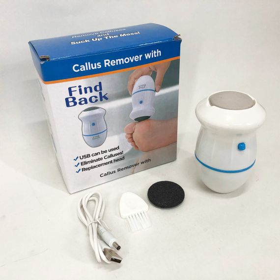 Електрична щітка для п'ят Pedi Vac Callus Remover With, Пилки для п'ят, Пемза для п'ят KT-518 для дому | Зображення 9