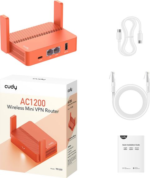Маршрутизатор Cudy TR1200, AC1200 Wi-Fi Mesh Router with USB, 2×10/100Mbps RJ45 | Зображення 3