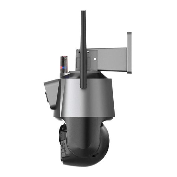 Вулична охоронна WIFI камера відеоспостереження 8MP, з сиреною Dual Lens / Поворотна IP відеокамера з віддаленим доступом | Зображення 6