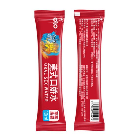 Саше мастила для орального сексу OLO тепло/холод, на водній основі (ціна за 8 шт. в упаковці) sexstyle | Зображення 7