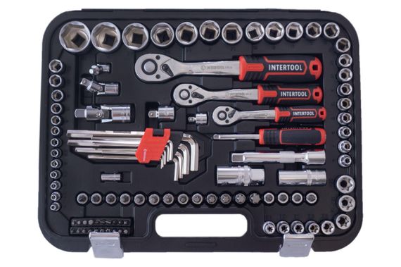 Набор инструмента Intertool - 1/4" x 3/8" x 1/2" 126 ед. Storm (ET-8126) | Зображення 1