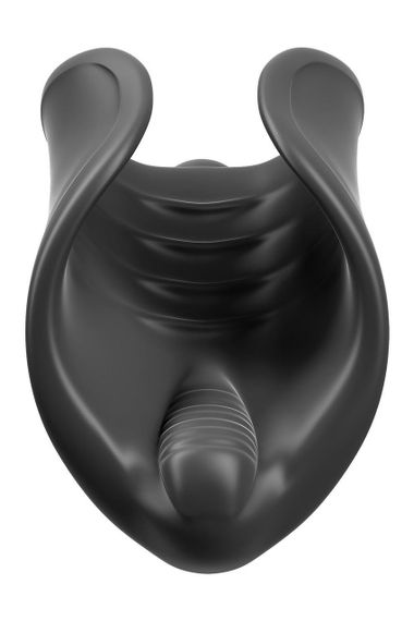 Мастурбатор с вибропулей Pipedream PDX Elite нереалистичный, черный, 10 см Sex Aura | Зображення 1