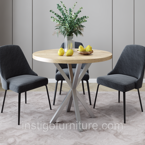 Каркас для столу з металу 550×550mm, H=730mm Сірий