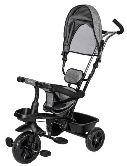 Триколісний велосипед Free2Move Sport Black Grey | Зображення 1