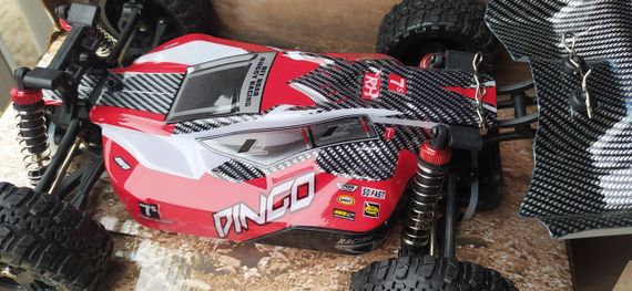 Машинка на радіокеруванні Remo Hobby 1651 Dingo 1/16 Buggy 4WD Red | Зображення 4
