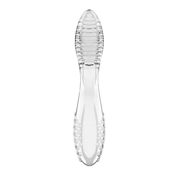 Двосторонній скляний дилдо Satisfyer Dazzling Crystal 2 Transparent Sex Aura