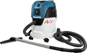 Пилосос промисловий Makita VC2512L (25 л, 21 кПа, 3.6 м³/хв, 1000 Вт)