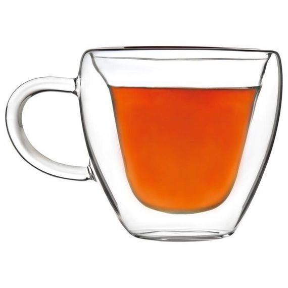 Стеклянная чашка с двойными стенками, Стеклянные чашки для напитков с двойными стенками WQ-91 | Зображення 4